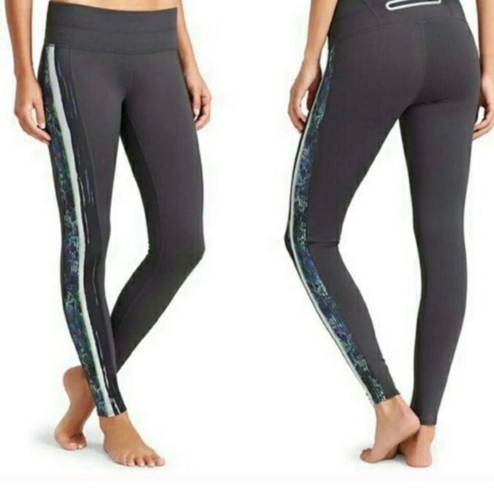 Athleta Swipe Sonar Tights Flint Gray leggings size small - Picture 1 of 10